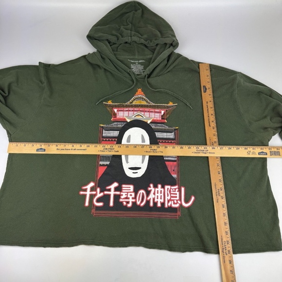 Studio Ghibli Spirited Away Her Universe Womens Size 5 Cropped Hoodie Sweatshirt - Picture 4 of 8